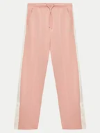 Spodnie sportowe damskie - Guess Spodnie dresowe J5RB10 KCO72 Różowy Regular Fit - miniaturka - grafika 1