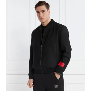 HUGO Wełniana kurtka bomber Ukashi232X | Regular Fit - Kurtki męskie - miniaturka - grafika 1