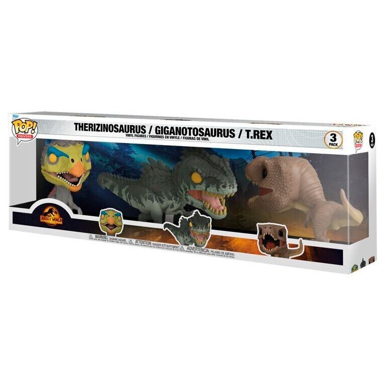Funko Pop! Jurassic World - Zestaw 3 Figur Winylowych Premium