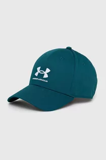 Czapki męskie - Under Armour czapka z daszkiem kolor turkusowy z aplikacją 1381645 - grafika 1