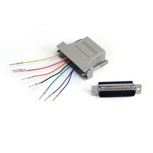 StarTech GC258MF zmieniacz płci / kabli DB-25 RJ-45 Szary - Adaptery i przejściówki - miniaturka - grafika 1