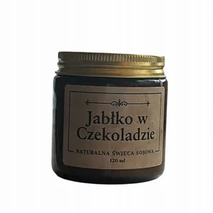 Naturalna Świeca zapachowa Jabłko w Czekoladzie 120 ml - Świece - miniaturka - grafika 1