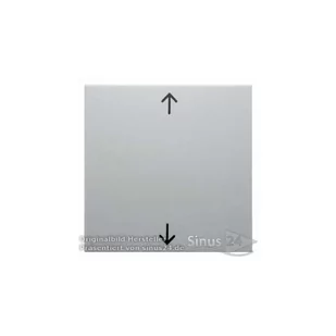 Hager polo Klawisz z nadrukiem symbolu strzałki śnieżnobiały S.1/B.1/B.3/B.7 Glas 16201919 16201919 - Klawisze i ramki - miniaturka - grafika 1