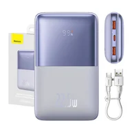 Powerbanki - Powerbank Baseus Bipow Pro 20000mAh, 2xUSB, USB-C, 22.5W (fioletowy) - miniaturka - grafika 1
