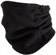 Apaszki i szaliki damskie - Chusta wielofunkcyjna bandana komin z polaru 4F U127 20S czarny - miniaturka - grafika 1