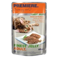 Mokra karma dla kotów - PREMIERE Finest Jelly Adult Indyk 22x85 g - miniaturka - grafika 1