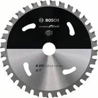 Tarcze do pił - Ostrze do akumulatorowej piły tarczowej Standard for Steel 150 x 1,6 / 1,1 x 20 T32 Bosch 2608837748 - miniaturka - grafika 1