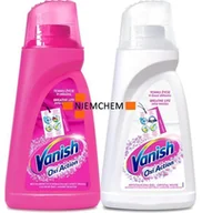 Środki do prania - Vanish Oxi Action Pink White Odplamiacz Płyn 2 x 1L PL - miniaturka - grafika 1