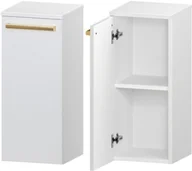 Szafki łazienkowe - Słupek Łazienkowy matowy ATHOS 1D D L - Uchwyt Złoty - miniaturka - grafika 1