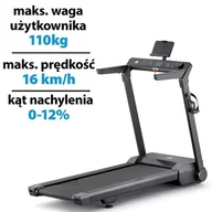 Bieżnie - Bieżnia elektryczna ADIDAS T-24C 1470W 18km/h - miniaturka - grafika 1