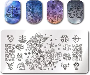 Blaszka Płytka do Stempli do zdobienia Paznokci - Ozdoby do paznokci - miniaturka - grafika 29