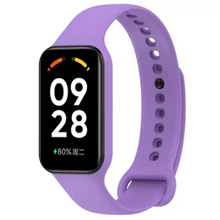 Pasek silikonowy Vanfone do Xiaomi Redmi Smart Band 2/Mi Band 8 Active, fioletowy - Akcesoria do smartwatchy - miniaturka - grafika 1