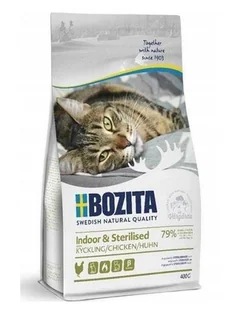Bozita Indoor&Sterilised Grain free Reindeer 0,4 kg - Sucha karma dla kotów - miniaturka - grafika 1
