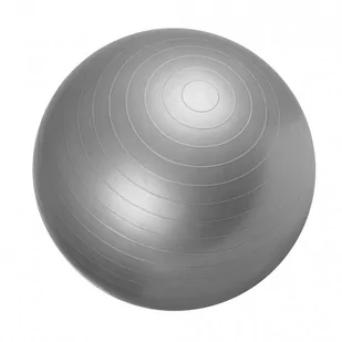 Gorilla Sports 65cm Szara Piłka Gimnastyczna (100490-00033-0060) - Piłki do ćwiczeń - miniaturka - grafika 1