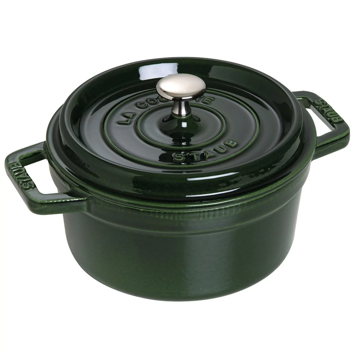 Staub, Garnek żeliwny okrągły 2.6 l, Zielony