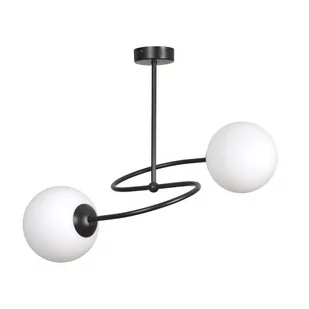 Emibig Selbi lampa sufitowa 2-punktowa czarna 734/2B - Lampy sufitowe - miniaturka - grafika 1