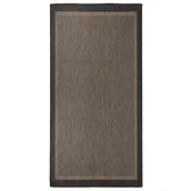 Dywany zewnętrzne - vidaXL Dywan zewnętrzny o płaskim splocie, 100x200 cm, ciemnobrązowy - miniaturka - grafika 1