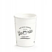 Pojemniki kuchenne - POJEMNIK na czosnek metalowy pokrywką ZELLER biały - miniaturka - grafika 1