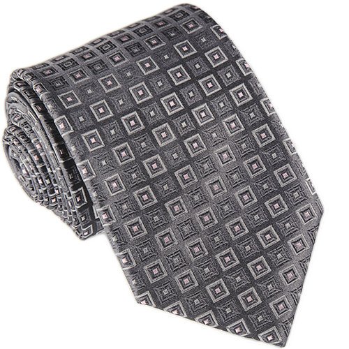 JEDWAB 100% Krawat Męski Jedwabny ŻAKARDOWY kj48