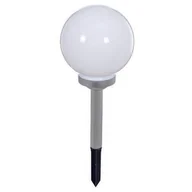 Lampy ogrodowe - Lampa solarna wbijana kula 15 cm 2 diody LED - miniaturka - grafika 1