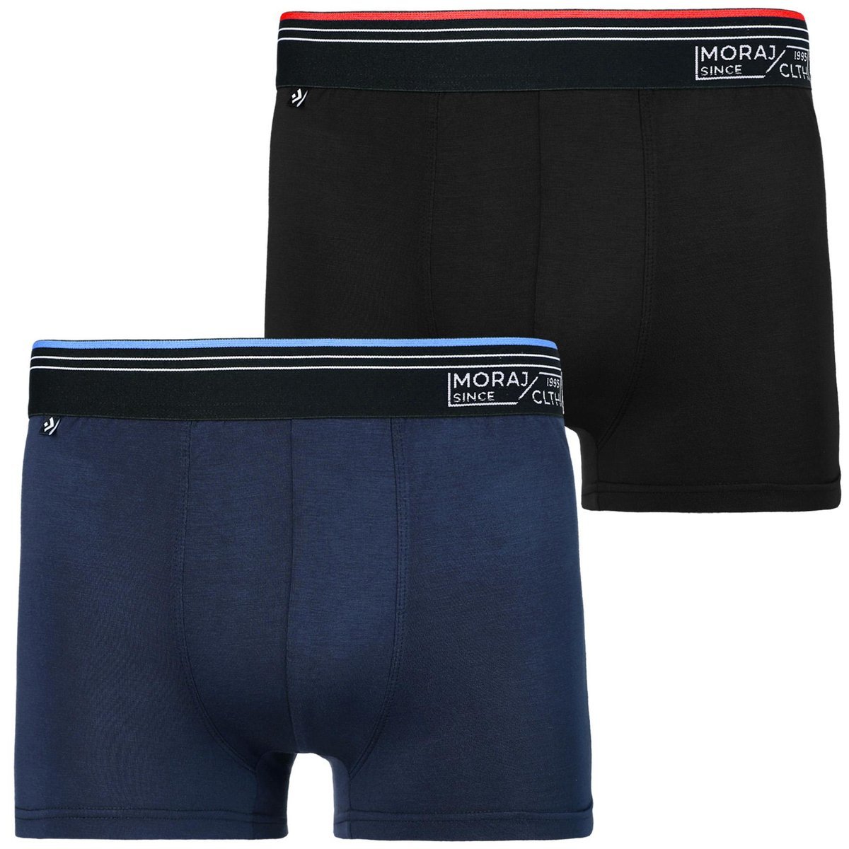 2X BOKSERKI MAJTKI MĘSKIE BAWEŁNIANE ZESTAW PREMIUM ELEGANCKIE MORAJ 3XL