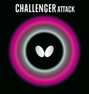 Pokrycie Butterfly  Challenger Attack  Czerwony, 1,9 mm - Tenis stołowy - miniaturka - grafika 1