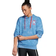 Bluzy sportowe damskie - Bluza treningowa damska Under Armour Project Rock Underground Terry HD - miniaturka - grafika 1