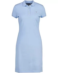 GANT Oryginalna sukienka polo Piqué, niebieski (waterfall blue), M - Sukienki - miniaturka - grafika 1