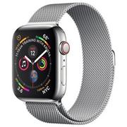 Smartwatch - Apple Watch 4 40 mm Cellular Srebrny /Bransoleta mediolańska (MTVK2WB/A) - miniaturka - grafika 1