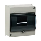 Rozdzielnie elektryczne - Elektro-Plast Obudowa natynkowa Elegant z szybą 6-modułowa IP30 - miniaturka - grafika 1