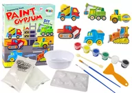 Zabawki kreatywne - Zestaw DIY Odlewy Gipsowe Malowanie Farby Pojazdy Budowlane - miniaturka - grafika 1