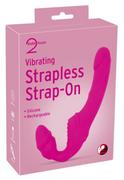 Sztuczne penisy - You2Toys You2Toys Vibrating Strapless Strap-On - miniaturka - grafika 1