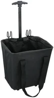 Koszyki rowerowe - Dunlop Koszyk rowerowy na zakupy kółkach z uchwytem teleskopowym 24L E-18045 - miniaturka - grafika 1