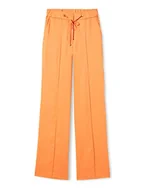 Spodnie damskie - s.Oliver BLACK LABEL Damskie spodnie, proste nogawki, Orange, 38 - miniaturka - grafika 1
