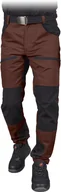 Odzież robocza - Spodnie ochronne do pasa brązowo-czarny roz.46 - miniaturka - grafika 1