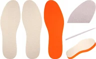 Akcesoria obuwnicze - G10-95 Białe POMARAŃCZOWE Wkładki do butów Poduszki NAPRAWCZE Wyściółki 48 - miniaturka - grafika 1