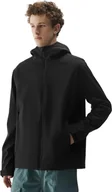 Kurtki męskie - Kurtka męska softshell 4F M324 czarna 4FWSS25TSOFM324 20S M - miniaturka - grafika 1