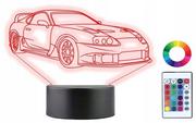 Lampy stojące - Lampka Nocna 3D Led Toyota Supra Grawer Prezent - miniaturka - grafika 1