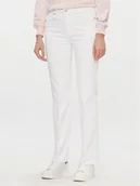 Spodnie damskie - Tommy Hilfiger Jeansy Bootcut WW0WW41304 Biały Regular Fit - miniaturka - grafika 1