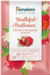 Himalaya maska na tkaninie Młodzieńczy blask z odmładzającą szarotką i granatem 30 ml - Maseczki do twarzy - miniaturka - grafika 1