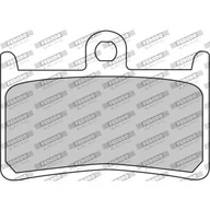 Klocki hamulcowe - Klocki hamulcowe - komplet FERODO RACING FDB605EF - miniaturka - grafika 1