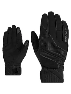 Rękawiczki - Ziener ULIC TOUCH męskie rękawiczki do biegów narciarskich/nordic/crosscountry | Touch, nakładane rękawiczki jednopalcowe, czarne, 9 - grafika 1