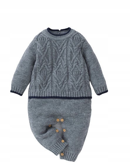 SHEIN KOMBINEZON DZIECIĘCY SZARY CASUAL 58 1VBS