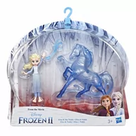 Figurki dla dzieci - Hasbro Figurki Kraina Lodu 2 Mini Zestaw Deluxe, Elsa i Nokk - miniaturka - grafika 1