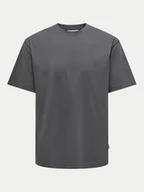 Koszulki męskie - Only & Sons T-Shirt Fred 22022532 Szary Relaxed Fit - miniaturka - grafika 1