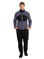 Odzież trekkingowa męska - Icepeak Kurtka polarowa "Aikim" w kolorze granatowym - miniaturka - grafika 1