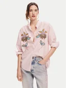 Koszule damskie - Desigual Koszula Nagano 24WWCW40 Różowy Regular Fit - miniaturka - grafika 1