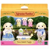 Figurki dla dzieci - Sylvanian Families Rodzina królików Flora Rabbit Family 5735 - miniaturka - grafika 1