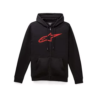 Alpinestars Męska bluza z kapturem Ageless II, czarna/czerwona, mała - Bluzy męskie - miniaturka - grafika 1