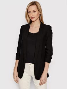 Pieces Marynarka Boss 17090996 Czarny Regular Fit - Marynarki i żakiety damskie - miniaturka - grafika 1